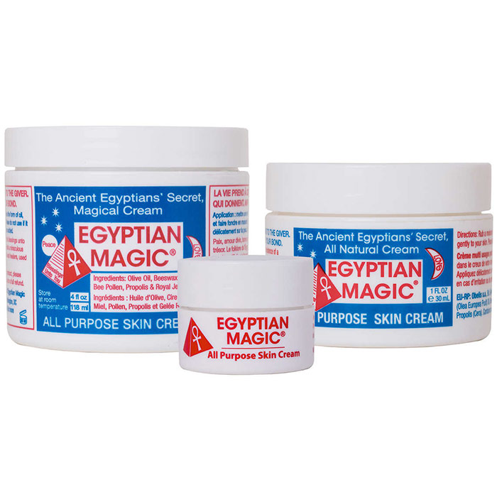 Egyptian Magic Natural All Purpose Skin Cream Gift Set (3-Pieces), 4 oz + 1 oz + 0.25 oz