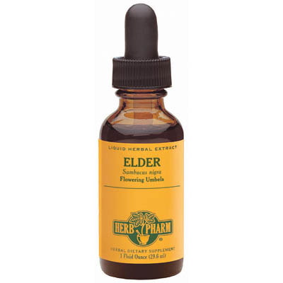 Elder Extract Liquid, 1 oz, Herb Pharm