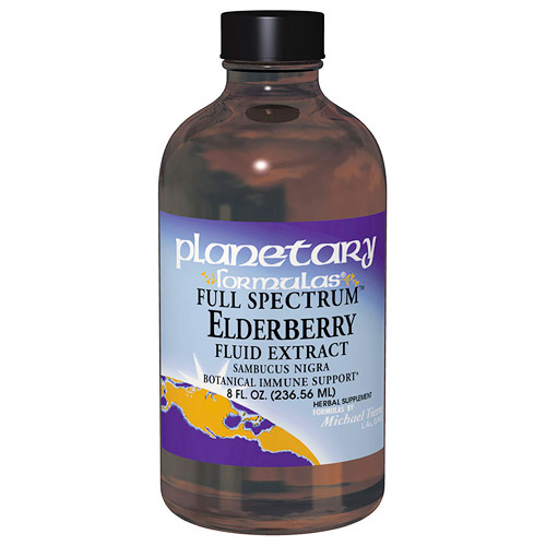 Elderberry Fluid Extract Liquid 8 fl oz, Planetary Herbals