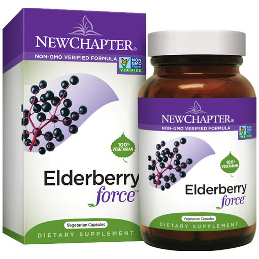 Elderberry Force, 30 Vegetarian Capsules, New Chapter
