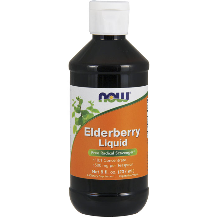 Elderberry Liquid 10:1 Concentrate, 8 oz, NOW Foods