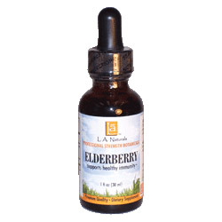 Elderberry Organic, 1 oz, L.A. Naturals