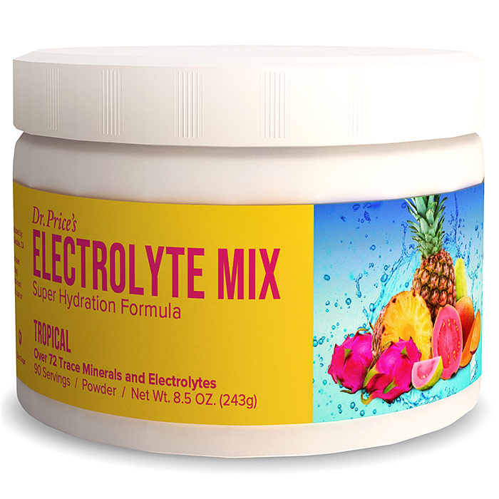 Electrolyte Mix Powder, Tropical Flavor, 8.5 oz (90 Servings), Dr. Prices Vitamins