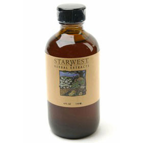 Eleuthero Root Extract Liquid 4 oz Organic, StarWest Botanicals