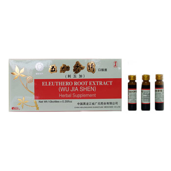 Eleuthero Root Extract, 10 ml x 10 Bottles/Box, 1 Box, Naturally TCM