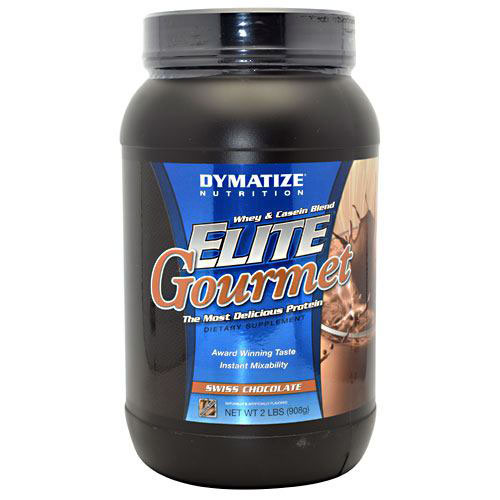 Dymatize Nutrition Elite Gourmet Whey & Casein Blend, 2 lb, Dymatize Nutrition