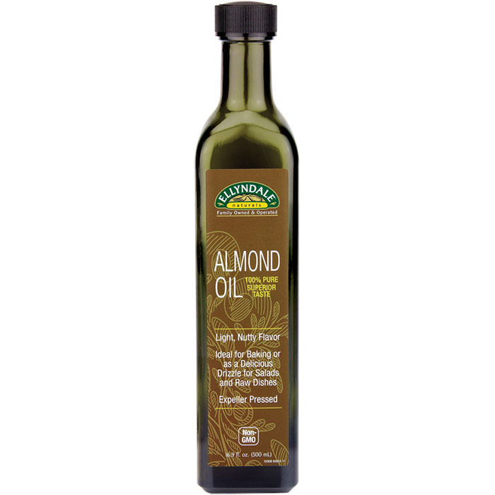 Ellyndale Naturals Almond Oil, 16.9 oz x 6 Bottles, NOW Foods