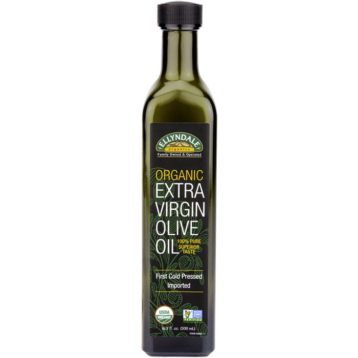 Ellyndale Organics Extra Virgin Olive Oil, 16.9 oz x 6 Bottles, NOW Foods