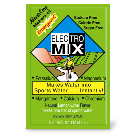 Electro-Mix Sports Water Drink Mix Electrolyte Replacement, 30 Packets, Alacer Emergen-C