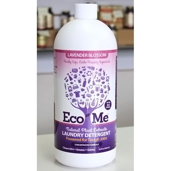 Eco-Me Laundry Detergent Lavender Blossom, Natural Plant Extracts, 32 oz