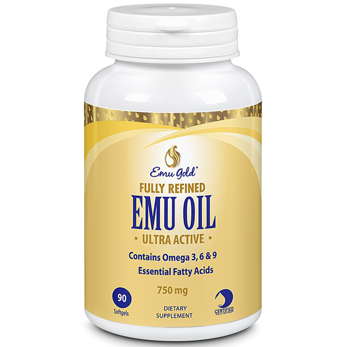 Ultra Emu Oil, Extra Strength, 750 mg, 90 Softgels, Emu Gold