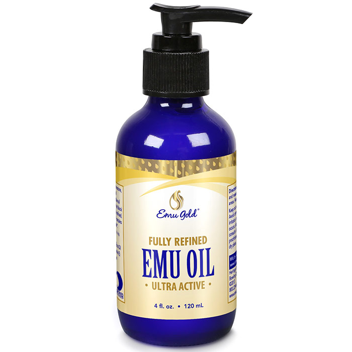 All Natural Emu Oil, Extra Strength, 4 oz, Emu Gold