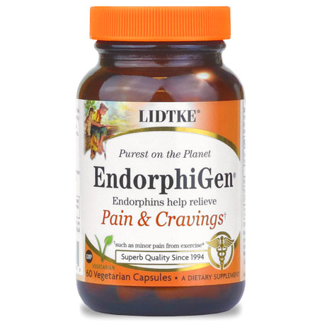 EndorphiGen, Helps Relieve Minor Pain, 60 Vegetarian Capsules, Lidtke
