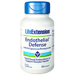 Endothelial Defense with Full-Spectrum Pomegranate, 60 Softgels, Life Extension