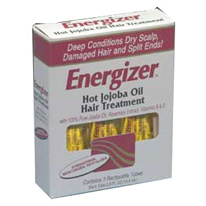 Energizer Hot Jojoba Oil Hair Treatment, 0.5 oz x 3 Tubes, Hobe Labs