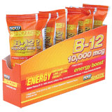 Energy B-12 Shot Single Dose, 15 ml x 8 Pack, NOW Foods