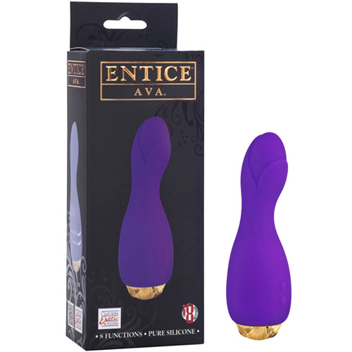 Entice Ava Massager Vibrator, Purple, California Exotic Novelties