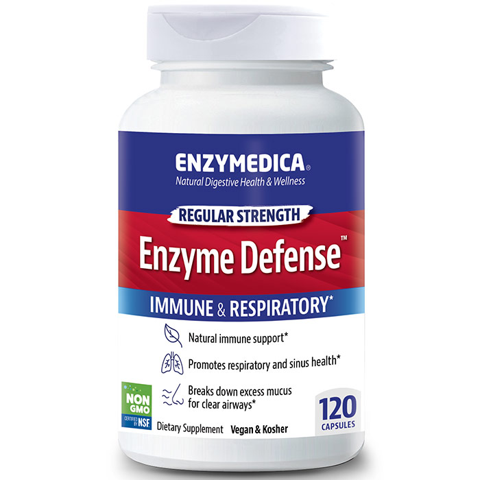 Enzyme Defense, Immune & Respiratory, 120 Capsules, Enzymedica