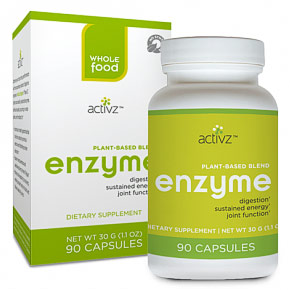 Activz Activz Enzymes, Organic Whole Food, 90 Capsules
