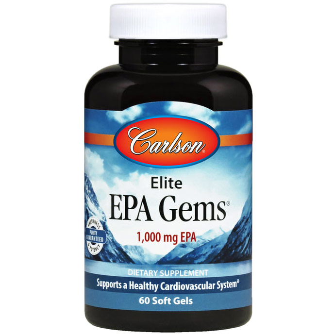 EPA Gems, 400 mg EPA & 100 mg DHA, 120 softgels, Carlson Labs