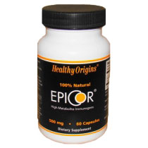 EpiCor 500 mg, 60 Capsules, Healthy Origins