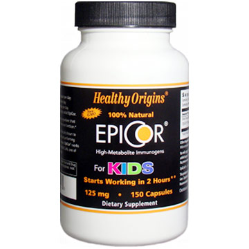 EpiCor for Kids, 125 mg, 150 Capsules, Healthy Origins