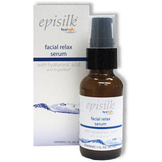 Episilk Facial Relax Serum with Hyaluronic Acid & Argireline, 1 oz, Hyalogic