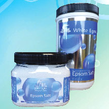 Epsom Salt, 30 oz, White Egret Personal Care