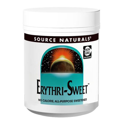 Erythri-Sweet Powder, Erythritol Low-Calorie Sweetener, 12 oz, Source Naturals