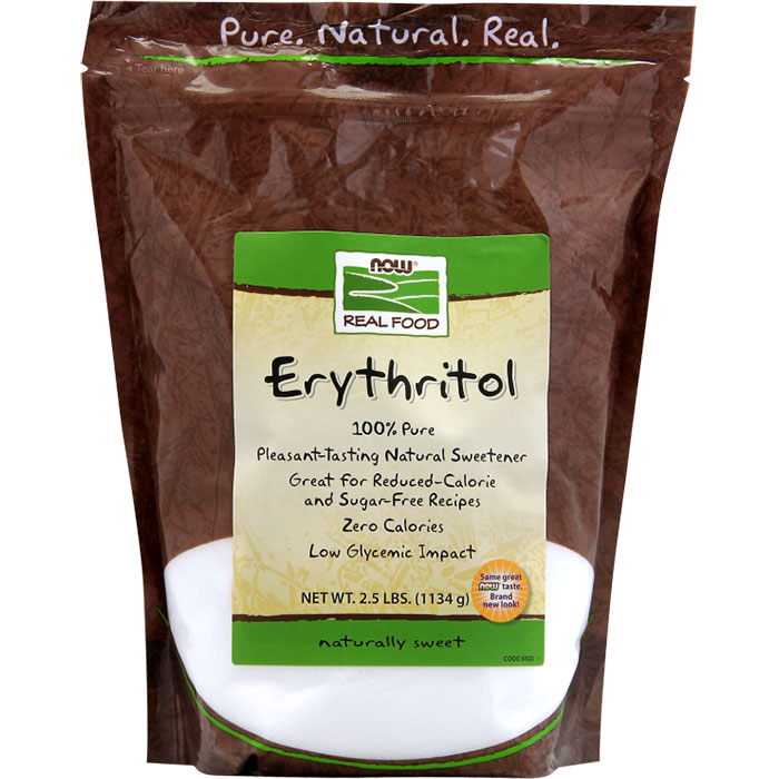 Erythritol, Natural Sweetener, 2.5 lb, NOW Foods