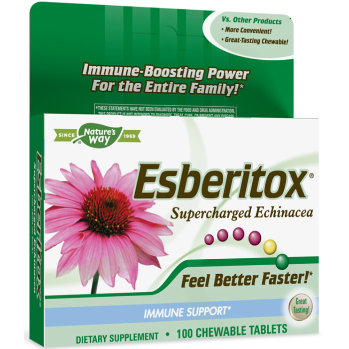 Enzymatic Therapy Esberitox, 100 Chewable Tablets, Enzymatic Therapy