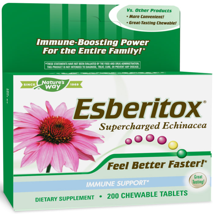 Enzymatic Therapy Esberitox, 200 Chewable Tablets, Enzymatic Therapy