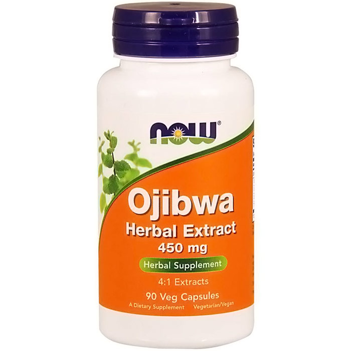 NOW Foods Ojibwa Herbal Extract 450 mg, 90 Vcaps, NOW Foods