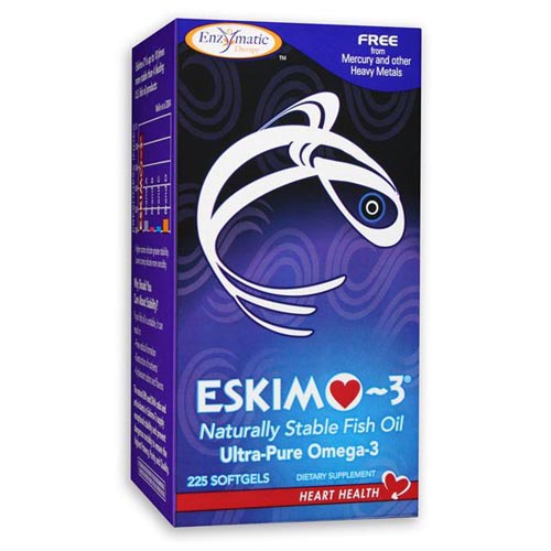 Enzymatic Therapy Eskimo-3, 225 Softgels, Enzymatic Therapy