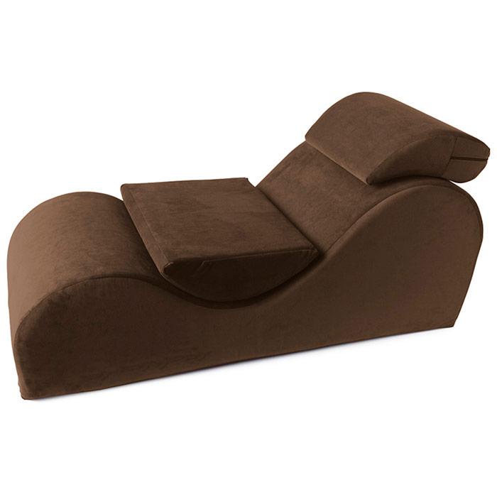 Esse Sex Lounger - Microvelvet Espresso, Liberator Bedroom Adventure Gear