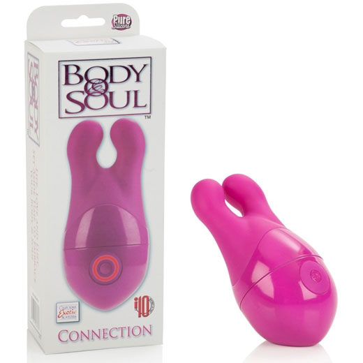 Body & Soul Connection Massager - Pink, Discreet Clit Stimulator, California Exotic Novelties
