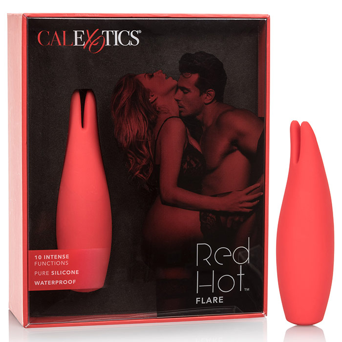 Red Hot - Flare, Waterproof Massager Vibrator, California Exotic Novelties