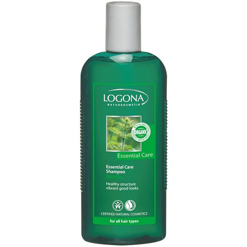 Logona Naturkosmetik Essential Care Shampoo, Nettles, 8.5 oz, Logona Naturkosmetik