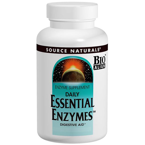 Daily Essential Enzymes, 240 Capsules, Source Naturals