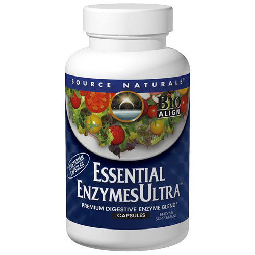 Essential Enzymes Ultra Caps, 120 Capsules, Source Naturals