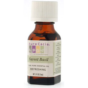 Essential Oil Basil (ocimum basilcum) .5 fl oz from Aura Cacia