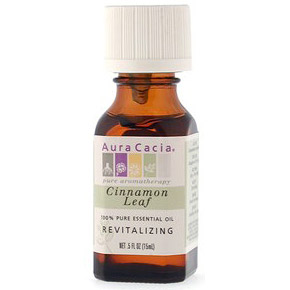 Essential Oil Cinnamon Leaf (cinnamomum zeylanicum) .5 fl oz from Aura Cacia