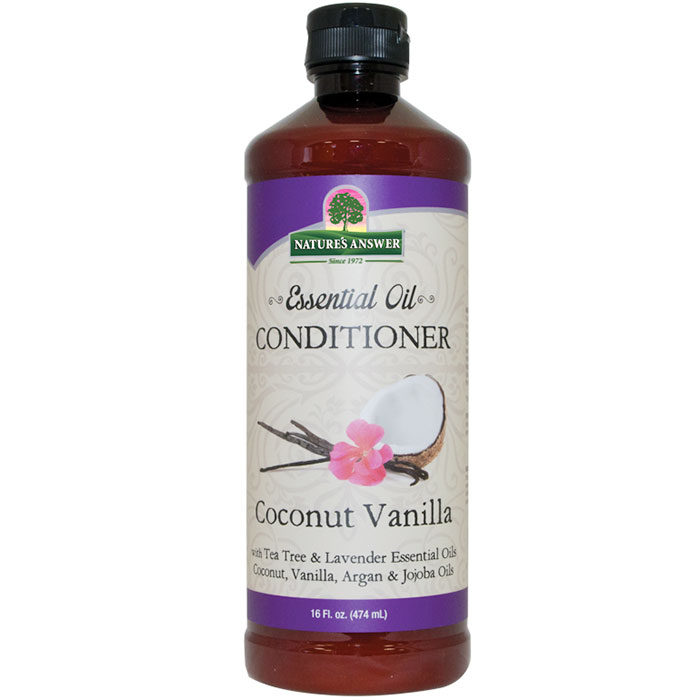 Essential Oil Conditioner - Coconut Vanilla, 16 oz, Natures Answer