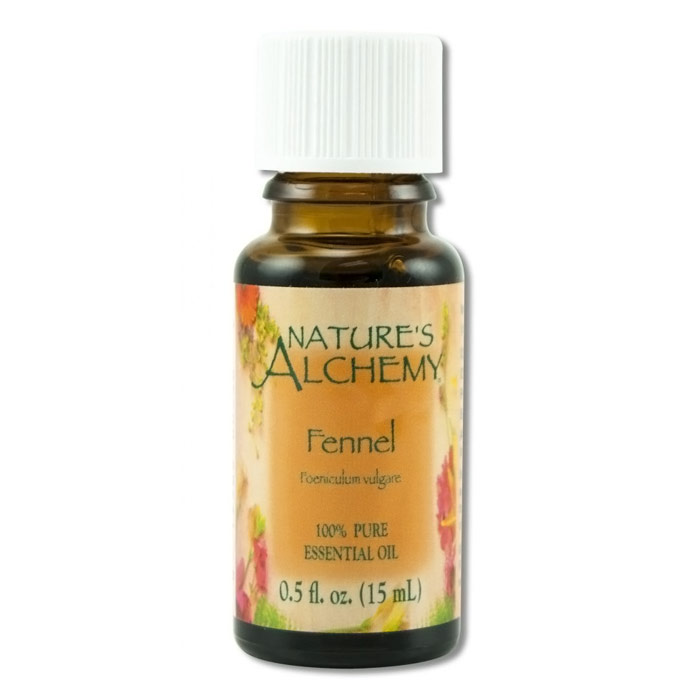 Pure Essential Oil Fennel (Sweet), 0.5 oz, Natures Alchemy