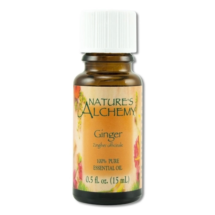 Pure Essential Oil Ginger, 0.5 oz, Natures Alchemy