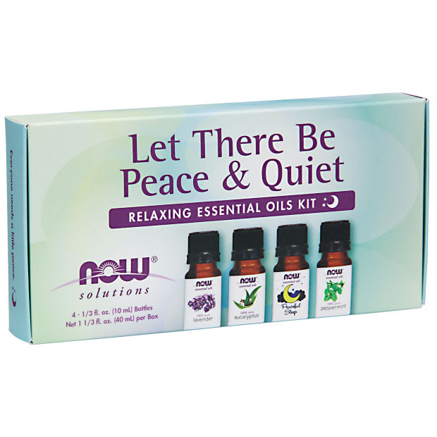 Essential Oil Kit - Let There Be Peace & Quiet, NOW Foods