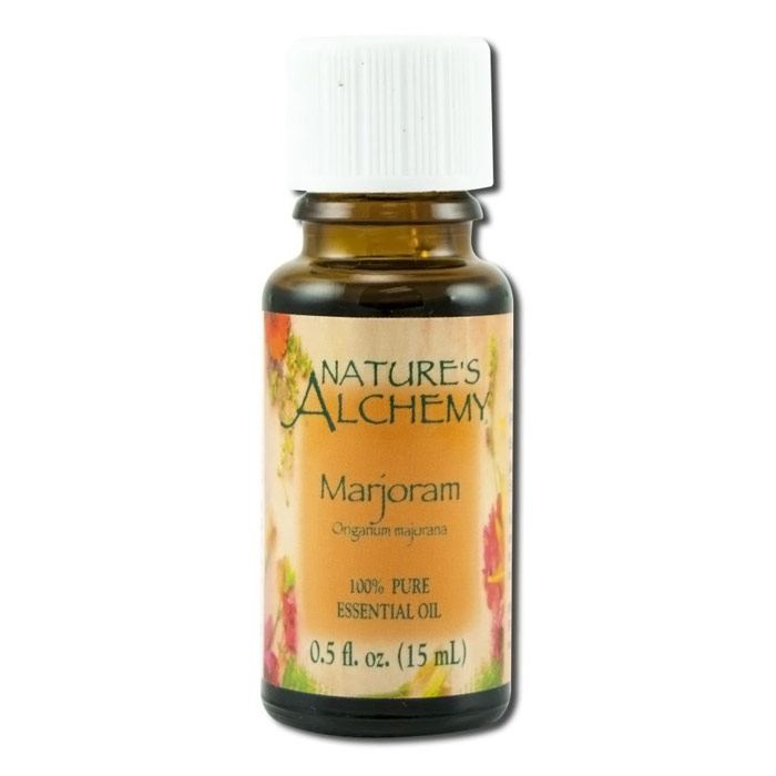 Pure Essential Oil Marjoram (Sweet), 0.5 oz, Natures Alchemy