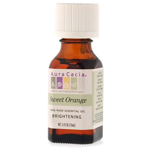Aura Cacia Essential Oil Orange, Sweet (citrus sinensis) .5 fl oz from Aura Cacia