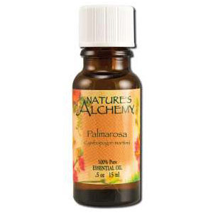 Pure Essential Oil Palmarosa, 0.5 oz, Natures Alchemy