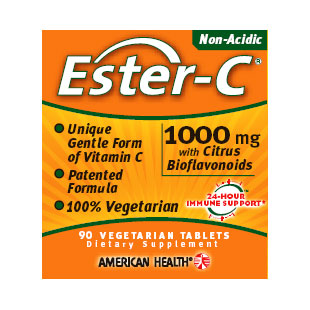 American Health Ester-C 1000 mg with Citrus Bioflavonoids, 120 Vegitabs, American Health